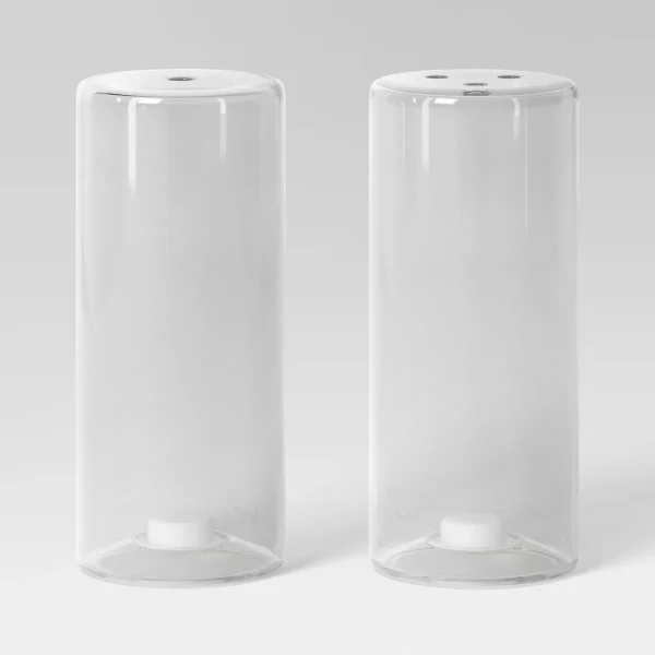 2pc Glass Salt Keepers